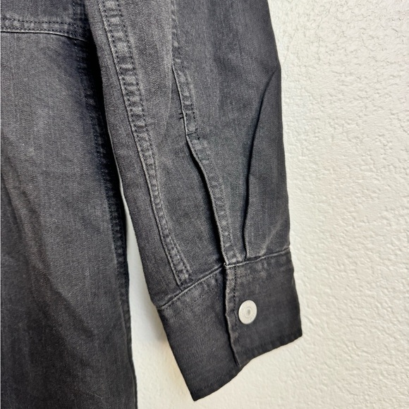 LEVI’S SOLID ELLIE DENIM DRESS BLACK SIZE M - Picture 7 of 16